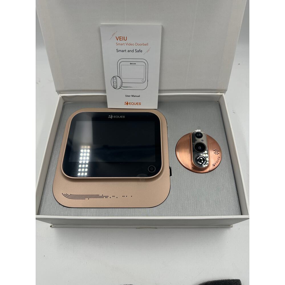 Eques VEIU Smart Video Doorbell, Copper - Picture 2 of 3